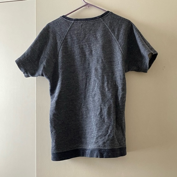Everlane navy marled tunic short sleeved sweatshirt - Picture 5 of 5